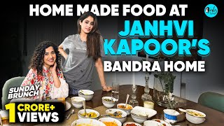 Sunday Brunch At Janhvi Kapoors Bandra Home X Kamiya Jani  Ep 134  Curly Tales [upl. by Manton]