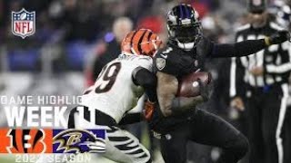 quotBengals vs Ravens Highlights HeartStopping Finishquot [upl. by Rellim]