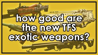 I got to test out Final Shape exotic weapons early [upl. by Norbie313]