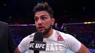 UFC 224 Kelvin Gastelum Octagon Interview [upl. by Neellok]