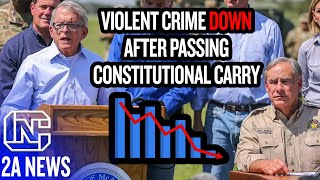 New Study Shows Violent Crime Down After Passing Constitutional Carry [upl. by Acceber]