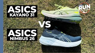 ASICS Gel Kayano 31 vs ASICS Gel Nimbus 26 Three runners test ASICS’ maxcushioned favourites [upl. by Imogene]