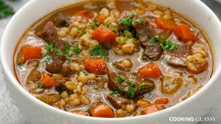 Beef Barley Soup [upl. by Allac58]