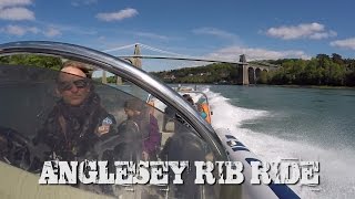 Rib Ride on the Menai Straits  Bridges and Swellies [upl. by Nosirrah981]