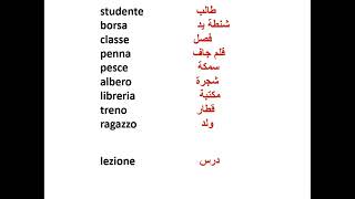 تعلم اللغة الايطالية للمبتدئين  شرح كامل الوحدة الأولى الصف الاول الثانوي [upl. by Ueihtam]