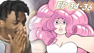 HIS MOM IS BEAUTIFUL  Steven Universe Ep 3436 REACTION [upl. by Artina]