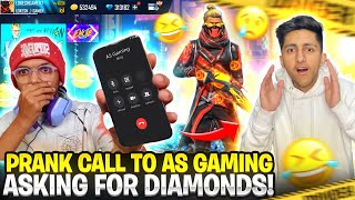 Prank Call On As Gaming Asking 1Million Diamonds amp iPhone 12 Pro Max [upl. by Tedda669]