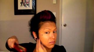 Short Hair Fauxhawk Tutorial  How to Wear it Up [upl. by Martie]