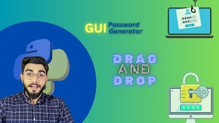 How To Create GUI Password Generator  Drag amp Drop  Python  Tkinter  Figma  Tutorial  Urdu [upl. by Yona]