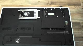 Sony Vaio SVE1712H1E unboxing und SSD Einbau [upl. by Atinnod]