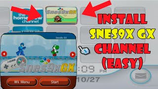 How to Install SNES9X GX Channel on the Wii 2022 [upl. by Goren]