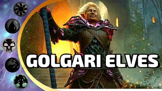 ⚫🟢Golgari Elves Has New Hope  MTG Arena Standard Deck List Wilds of Eldraine WOE [upl. by Enomahs]