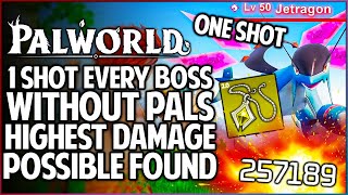 Palworld  This is BIG  How to Kill ANYTHING in 1 Hit  Highest Damage Possible  Attack Guide [upl. by Navek916]