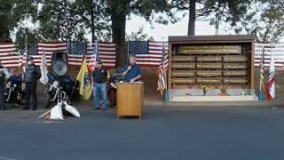 Military Cenotaph Dedication Placerville Ca 2024 [upl. by Fredia]