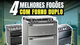 Melhores Fogões com FORNO DUPLO ✅ [upl. by Wilmott157]