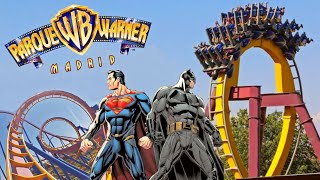 🎢 PARQUE WARNER 2024 Madrid en 2 días 4K ¡¡Todas las Atracciones y Consejos ✅ España [upl. by Sidnal]