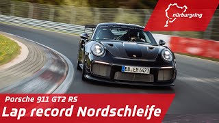 Porsche 911 GT2 RS sets production car lap record at The Bend Motorsport Park [upl. by Holli509]