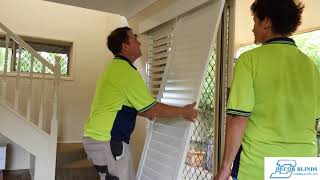 How To Install Sliding Thermalite Shutters from Decor Blinds [upl. by Lewes]