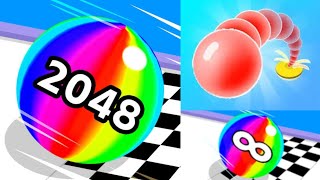 Ball Run 2048 vs Follow Up 3D vs Ball Run Infinity [upl. by Germaun]