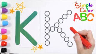 Learn the basic alphabet through fun English games for children  Learn more about Alphabet K [upl. by Nolyat]