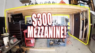 I built a cheap shop mezzanine  REMODEL PART 3 [upl. by Oirad]