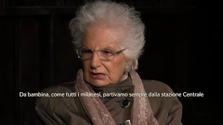 Liliana Segre al Binario 21 quotDa qui partii per Auschwitz ora ci accogliamo i profughiquot [upl. by Aivan]