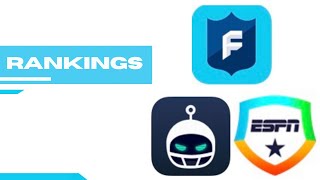 Top 5 Fantasy Football App Rankings [upl. by Ynaittirb518]