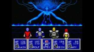 Phantasy Star II Final Boss Fight and Ending [upl. by Barrus511]