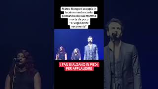 Marco Mengoni piange sul palco per la sua mamma [upl. by Lim]