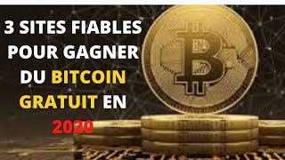 3 SITES POUR GAGNER DES BITCOINS GRATUITEMENT  BITCOINS GRATUIT 2020 [upl. by Aneerehs]