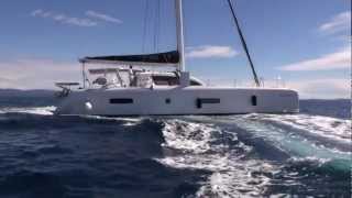 Addiction Outremer 5X Catamaran Motor 2012 [upl. by Wichman]