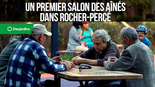 Un premier salon des aînés dans Rocher Percé [upl. by Gotcher]