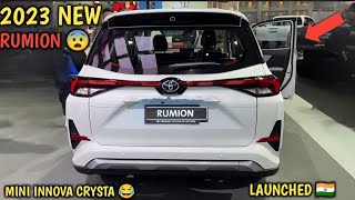 Toyota Rumion Launched ❗️Mini Fortuner in 8 LAKH 🇮🇳 Toyota Rumion Review 🔥 [upl. by Diamante]