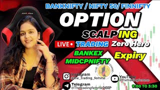 LIVE TRADING NIFTY50 BANKNIFTY  16 SEP  thetradingfemme nifty50 banknifty livetrading [upl. by Rapsag415]