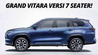 SUZUKI SIAPKAN GRAND VITARA 7 SEATER‼️ Lebih Lega Fitur Lebih Banyak‼️ [upl. by Whelan]