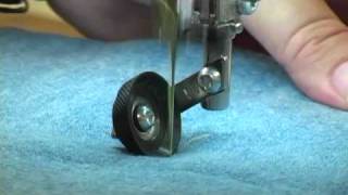 38 BERNINA presser feet  Leather roller foot 55 [upl. by Laius]