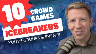 TOP 10 Insanely FUN Icebreakers and Crowd Games for Youth Group Games and Events  Compilation Video [upl. by Janek151]