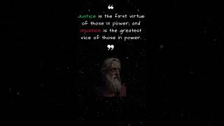 philosophicalquotes  Justice and Power Everyday Wisdom plato [upl. by Corabelle]