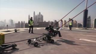 REAL or FAKE Human Slingshot Launches People Onto A Rooftop Far Away [upl. by Okika990]