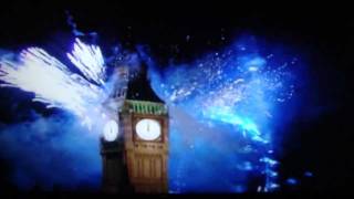 London Fireworks 2012 Broadcast Live Happy New Year [upl. by Niltak]