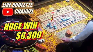 🔴 LIVE ROULETTE  🚨 HUGE WIN 💲6300 In Fantastic Las Vegas Casino 🎰 Exclusive ✅ 20240115 [upl. by Sauncho]