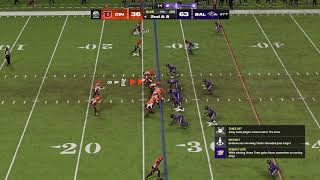 Madden 24 Baltimore Ravens v Cincinnati Bengals Thanksgiving Games [upl. by Ilera]