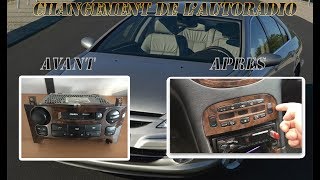 Peugeot 607  changement dautoradio  vidéo inédite [upl. by Annayek]