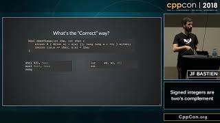 CppCon 2018 JF Bastien “Signed integers are twos complement” [upl. by Elboa]