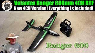 Everything You Need Is Included VolantexRC Ranger 600mm Wingspan 4CH Gyro System Beginner Plane RTF [upl. by Laucsap]