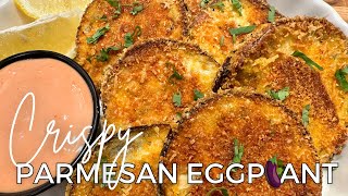 Crispy Baked Parmesan Eggplant So Good [upl. by Ninazan78]