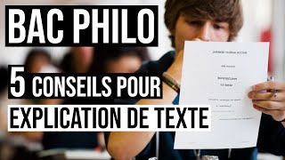 BAC PHILO  5 conseils pour ne pas rater son EXPLICATION DE TEXTE [upl. by Ahtibbat]