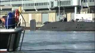 Shooting on the HMS Astute nuclearpowered submarine [upl. by Morentz532]