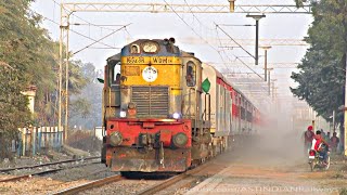 SARNATH Express  Brand New LHB Coaches  ALco Vs EMD  Indian Railways [upl. by Flory292]