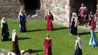 Conwy Castle Medieval Dance [upl. by Ailaham]